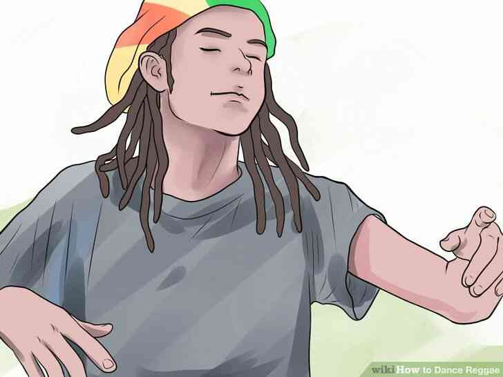 Image intitulée la Danse Reggae Étape 1